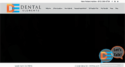 Desktop Screenshot of dentalelementskc.com